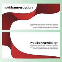 vector plantilla de web de diseño de banner abstracto