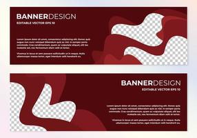 Vector Abstract Banner Design Web Template