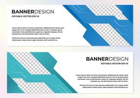 vector plantilla de web de diseño de banner abstracto