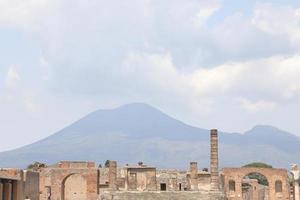 The Ruins of the ancient city of Pompei Italy photo