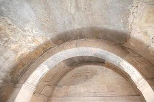 Interior of the building of ancient city Pompei Italy photo