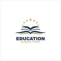 Education logo template design vector icon illustration