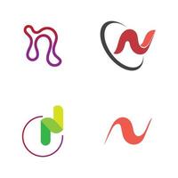 Letter N Logo Template vector icon design