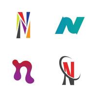 Letter N Logo Template vector icon design