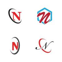 Letter N Logo Template vector icon design