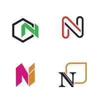 Letter N Logo Template vector icon design