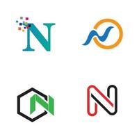 Letter N Logo Template vector icon design