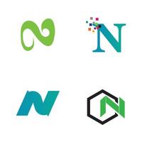 Letter N Logo Template vector icon design