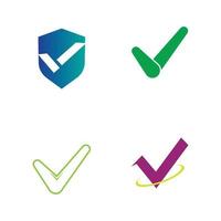 check mark logo vector