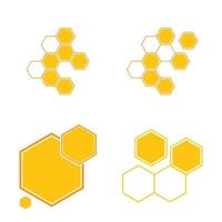 honeycomb logo illustration vector