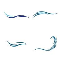 wave water logo vector