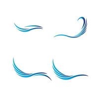 wave water logo vector