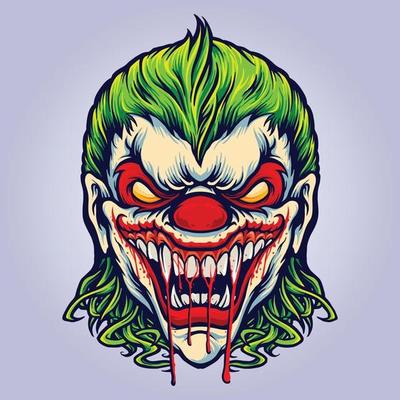 Evil Joker Vector Art, Icons, and Graphics for Free Download