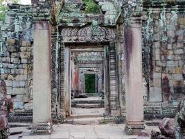 Templo preah khan complejo de angkor wat, siem reap, camboya foto