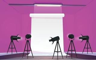 pink studio background high quality vector