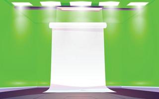 green studio background high quality vector
