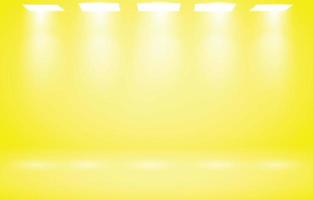 yellow studio background high quality vector