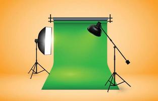 orange studio background high quality vector