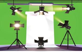 green studio background high quality vector