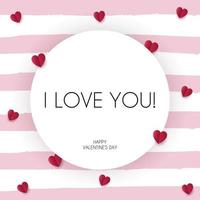 Happy Valentine's Day background vector