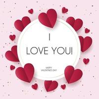 Happy Valentine's Day background vector