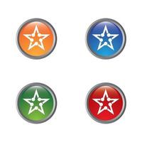 Star icon design vector