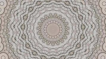 Circular abstract background. Kaleidoscope texture, symmetric effect. video