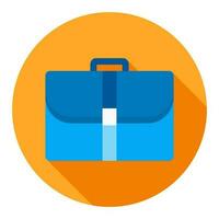 Briefcase Business Flat Icon Modern Style vector