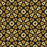 Three colors pattern ornament background. Ethnic seamless ready for print vector