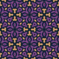 Three colors pattern ornament background. Ethnic seamless ready for print vector