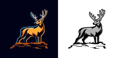 Deer Animal Logo Vector Design - MasterBundles