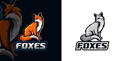 foxes logo vector