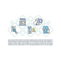Product design and development concept line icons with text vector