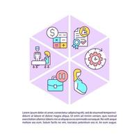 Maternity leave concept line icons with text vector