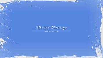 Abstract Soft Blue Grunge Vintage Background With Splash White Paint Design vector