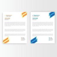 Abstract Letterhead Design. Modern Business Letterhead Design. Creative Template Design. Letterhead Bundle. Corporate Letterhead Design. vector