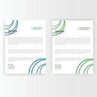 Abstract Letterhead Design. Modern Business Letterhead Design. Creative Template Design. Letterhead Bundle. Corporate Letterhead Design. vector