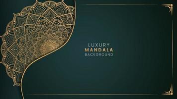 creative mandala background design vector