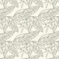 seamless pattern floral sketch vector