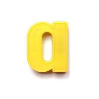 Magnetic lowercase letter A photo