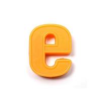 Magnetic lowercase letter E photo