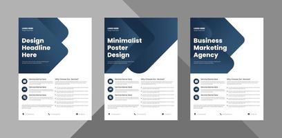 flyer design templates. business corporate flyer design ideas. poster leaflet brochure design ideas. bundle, a4 template, brochure design, cover, flyer, poster, print-ready vector