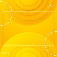 circle background yellow color vector
