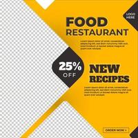 design banner food poster promo vector