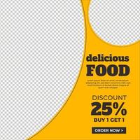 design promo food promo vector