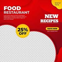 poster promotion restaurant needs vector