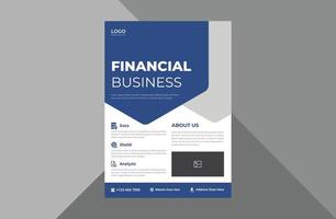 finance and business flyer design. budget management service poster leaflet design. a4 template, brochure design, cover, flyer, poster, print-ready
