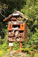 Insect hotel to preserve the continuity of certain species