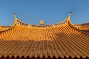 Eaves and corners of traditional Chinese Buddhist Architecture photo