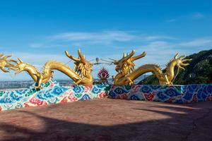 The whole and part of Chinese traditional religious architecture photo